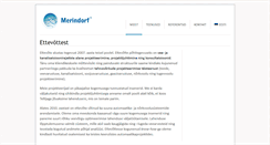 Desktop Screenshot of merindorf.ee